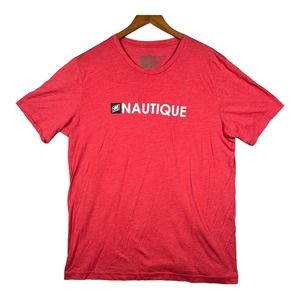 Limited Nautiques Boat Water Fishing Surf Red Logo T Shirt Usa XL